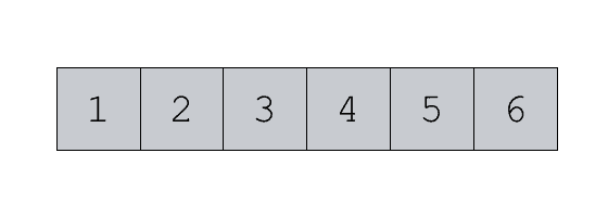 A simple 1-dimensional numpy array