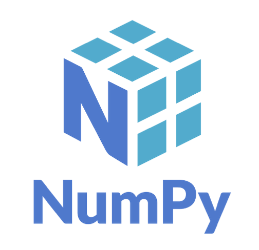 A picture of the Numpy logo.