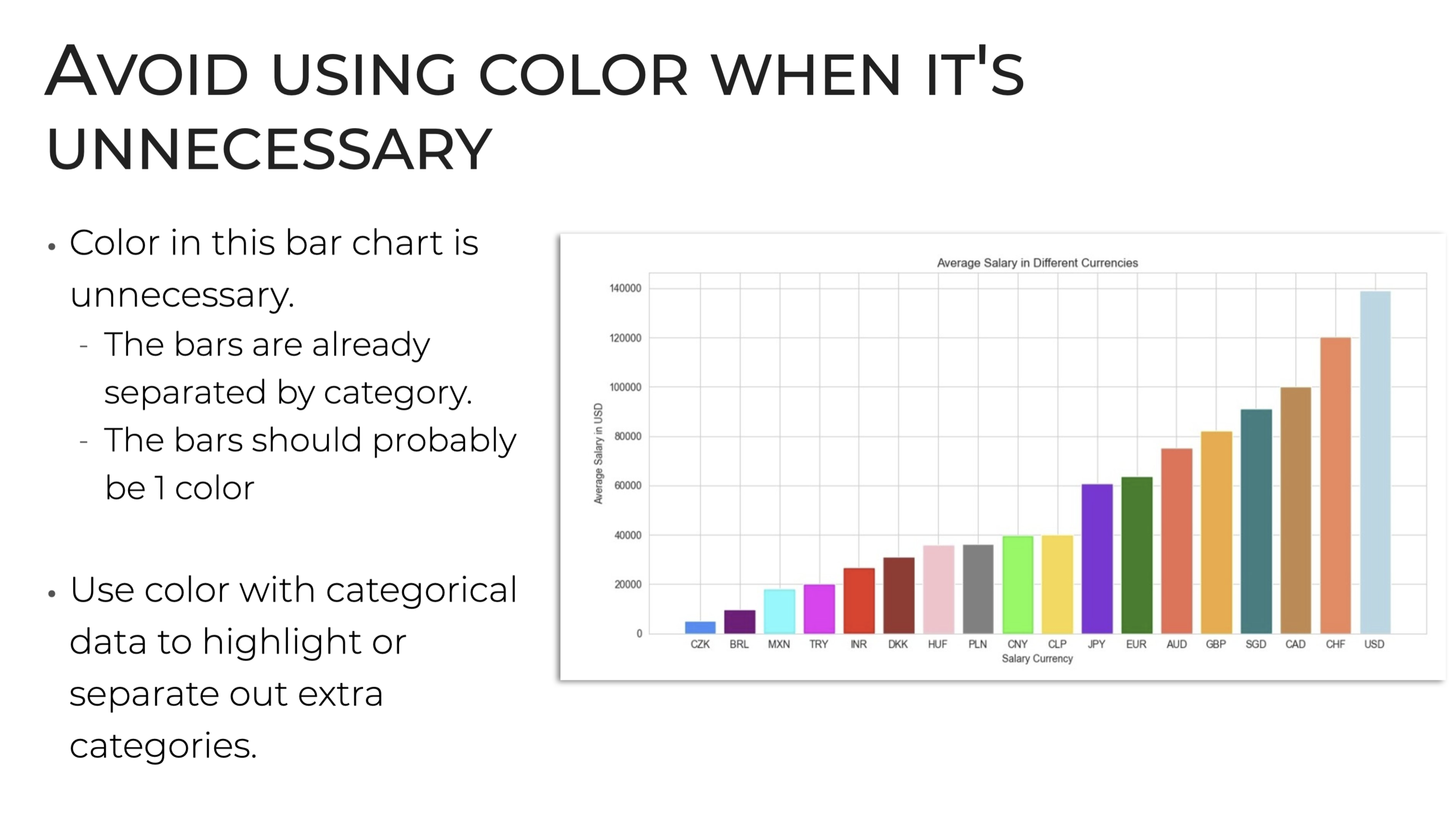 An image showing a video with a quote about data visualization, in the context of a data visualization teardown.